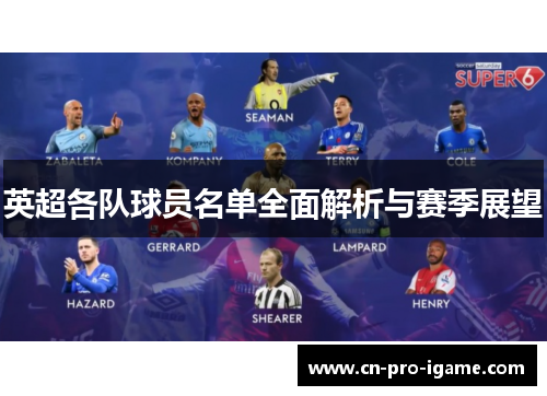 英超各队球员名单全面解析与赛季展望