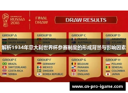 解析1934年意大利世界杯参赛制度的形成背景与影响因素